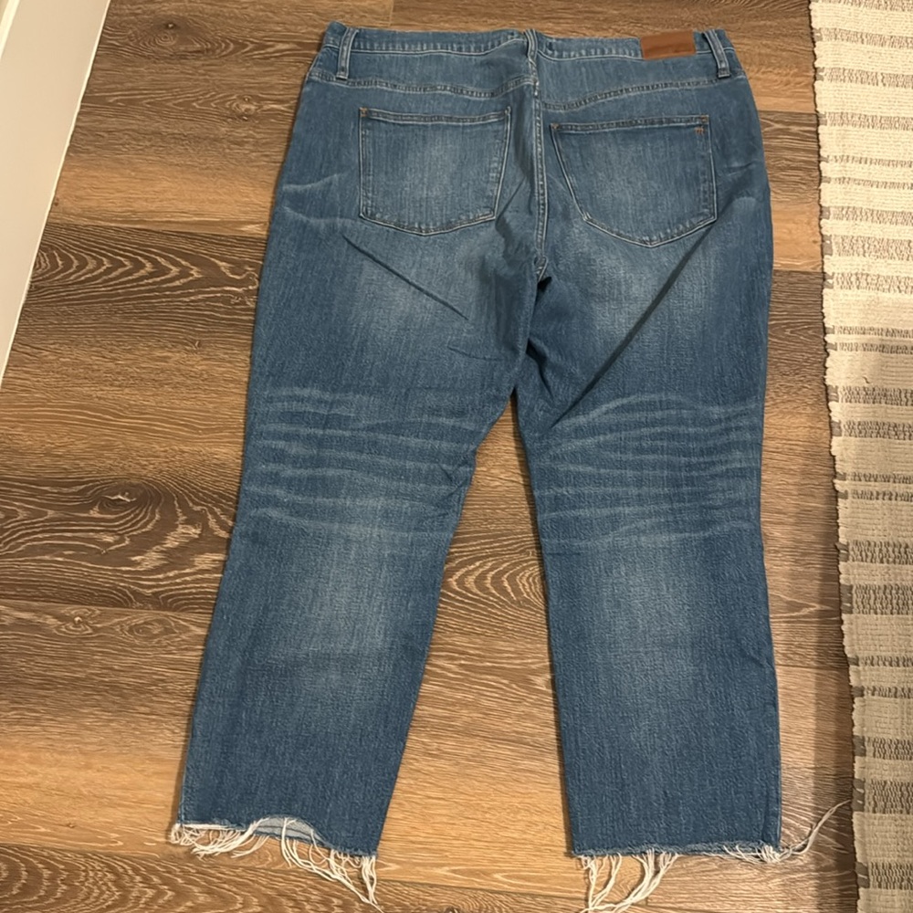 Madewell Women's Jeans. Size 34. High Rise Slim Crop BoyJean. - Picture 3 of 8